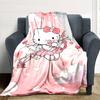 1 шт. Плед Hello Kitty Купидон Легкий фланелевый плед для дивана, кровати, путешествий, кемпинга, гостиной, офиса, дивана, кресла