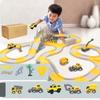 Construction Race Tracks for Kids Flexible Electric Track Toy Car Set DIY Assembly Gift ETC460