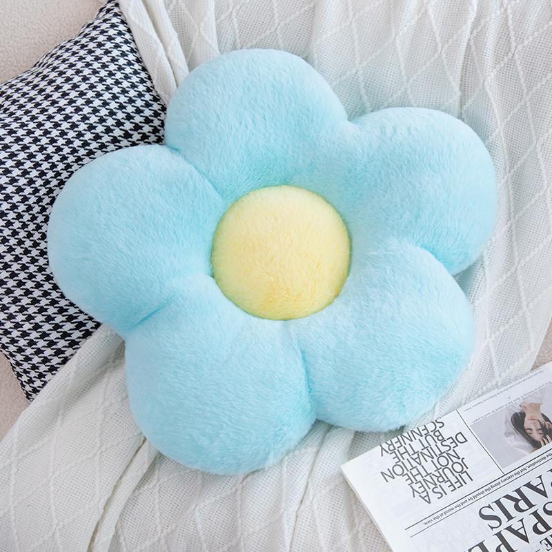 Adorable Sunflower Pillow: Seat Cushion, Sofa Cushion, Car Backrest, Bay Window Decor, Nap Pillow, Living Room Floor Mat.