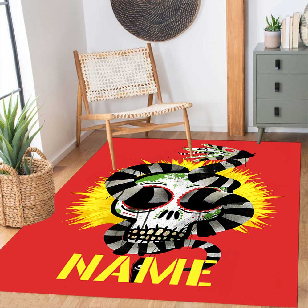 Warner (29) Customize your name rug, office chair cushion, home bedroom living room gift.