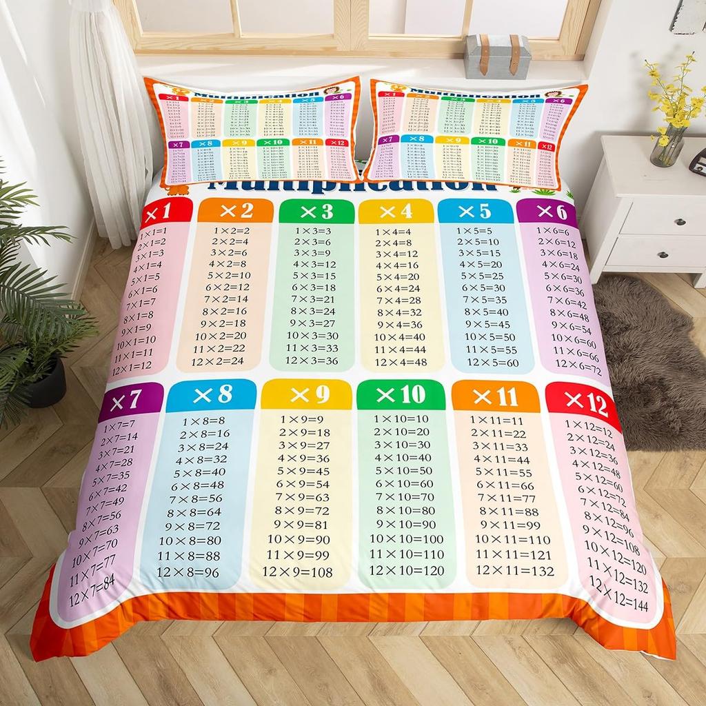 Космическая планета галактика пододеяльник Твин Кинг Детский мультяшный постельный комплект ABC Алфавит Обучение Покрывало с 2 наволочками