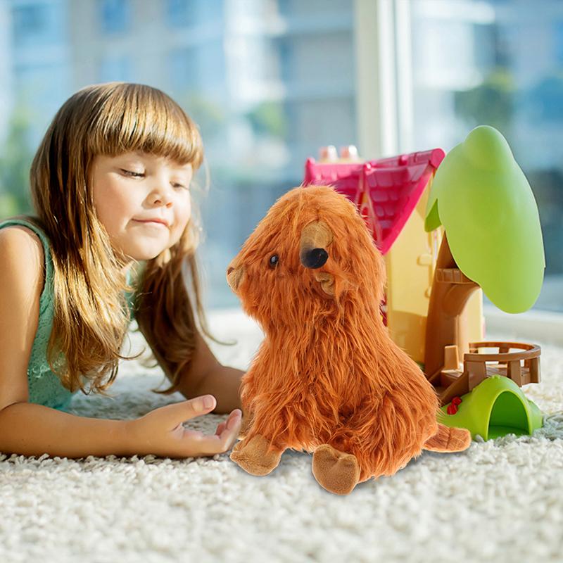 Имитация Шотландская корова Животное Плюшевая кукла Мягкая Набивная Шотландская корова Плюшевая игрушка Плюшевая игрушка Подарок для детей Мальчиков Девочек