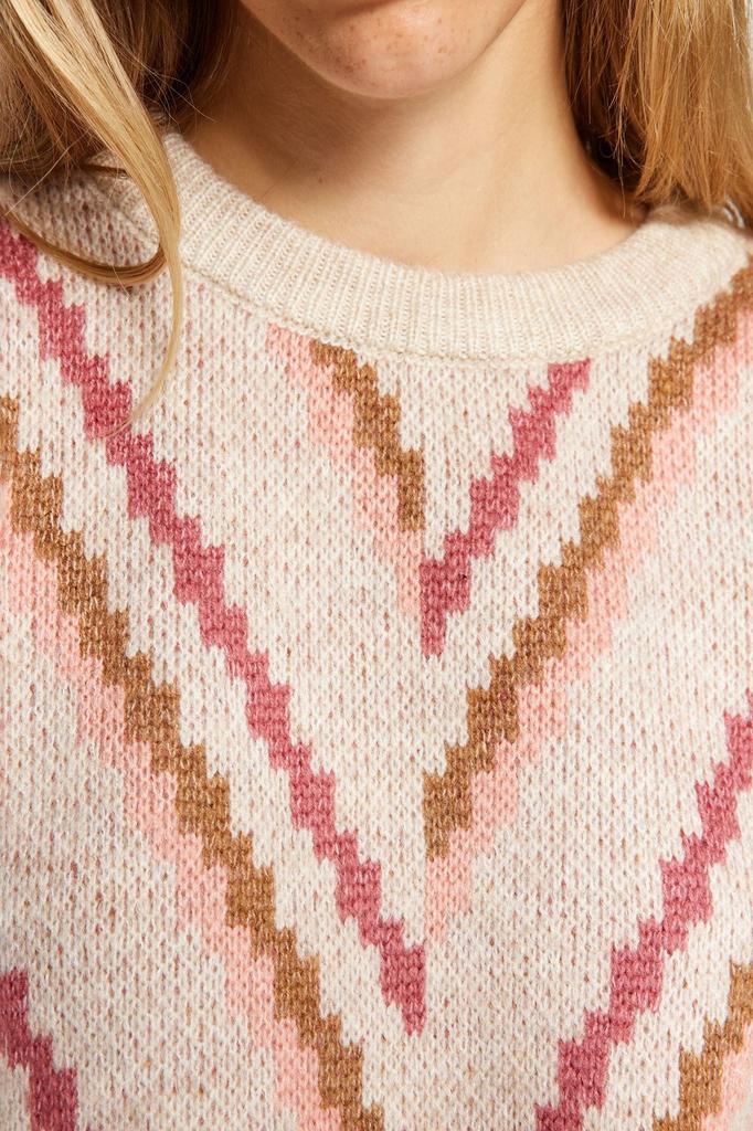 Women's Elegance Style Sweater Gray Soft Textured Knitwear Sweater