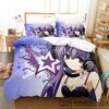 3D Print Anime Higurashi When They Cry Bedding Set Boys Girls Twin Queen King Size Duvet Cover Pillowcase Bed Boys Adult