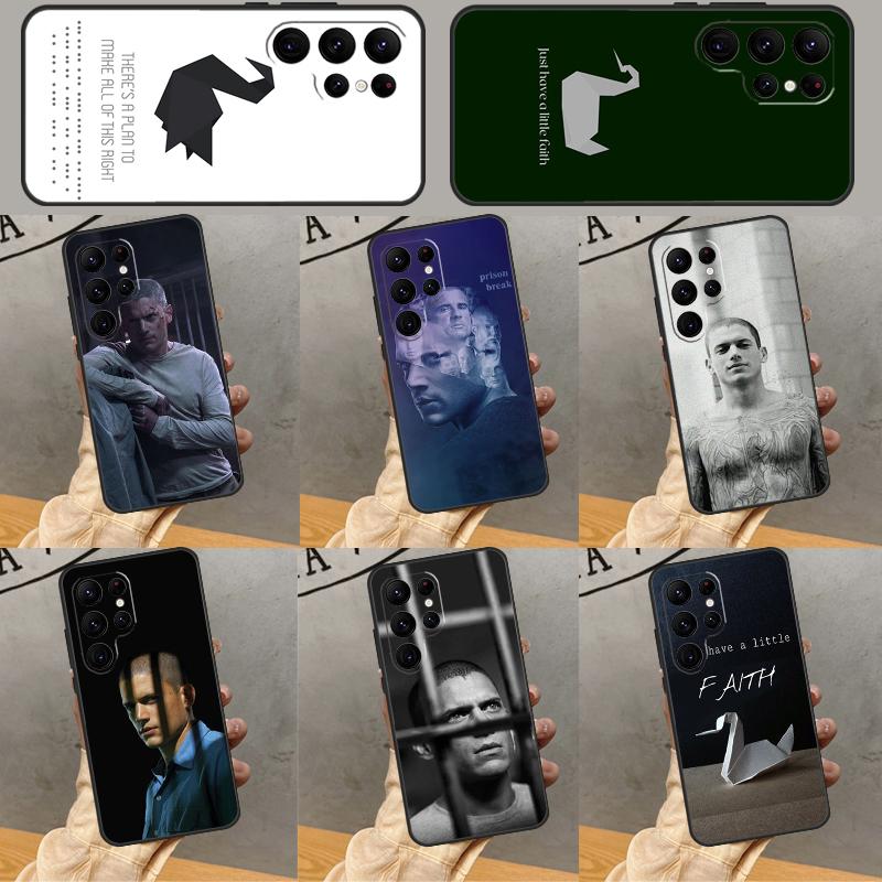 Чехол для телефона с изображением сериала Побег из тюрьмы для Samsung Galaxy S25 Ultra S24 S23 S22 Ultra S9 S10 S20 Plus S21 FE Funda Cover