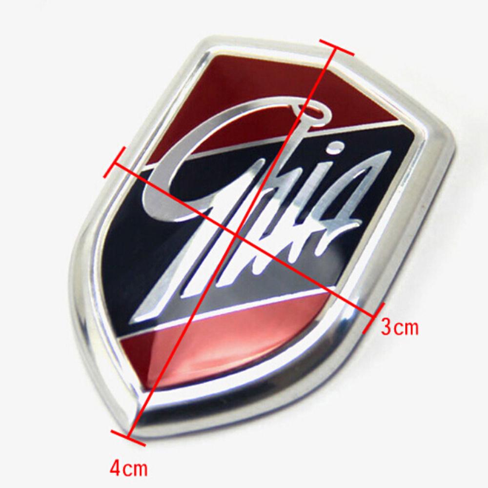 Автомобильная наклейка GHIA Эмблемы Боковые Щитки Логотипы Отмечаемые Удаления