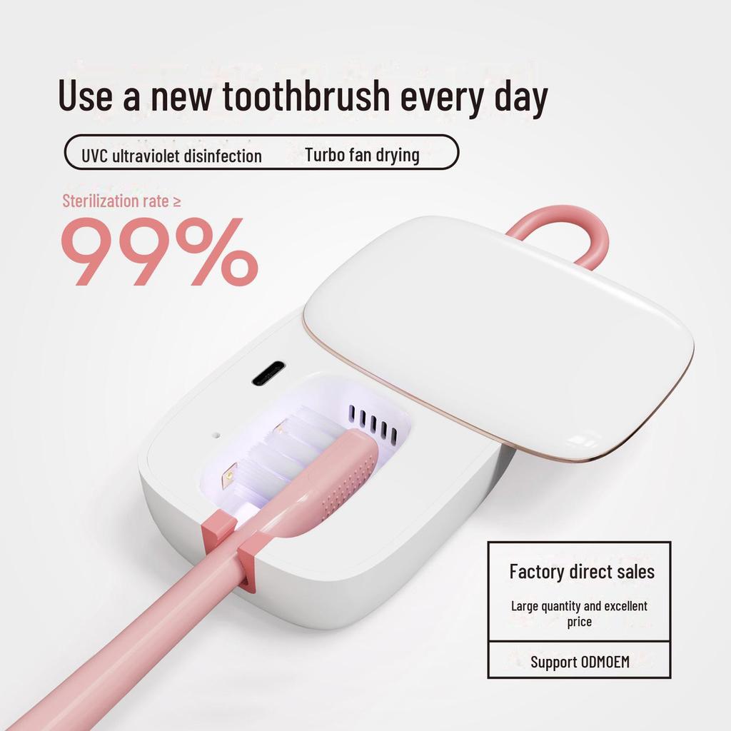 Smart Portable UVC Electric Toothbrush Sterilizer for Kids