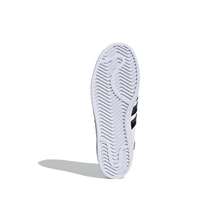Adidas Womens Superstar Bold 'Cloud White' (women's sizes) Cloud White / Core Black / Gold Metallic Skateboard Shoes FV3336