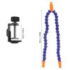7pcs Flexible Arms Flexible Soldering Holder Blue Wire Clip Holder  Circuit Board Repairing