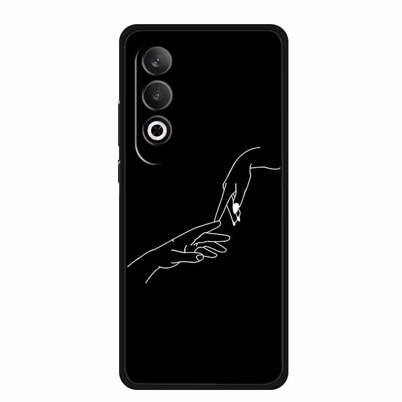 TPU чехол для телефона с рисунком животных и букв для Nord CE 4/OPPO K12 5G
