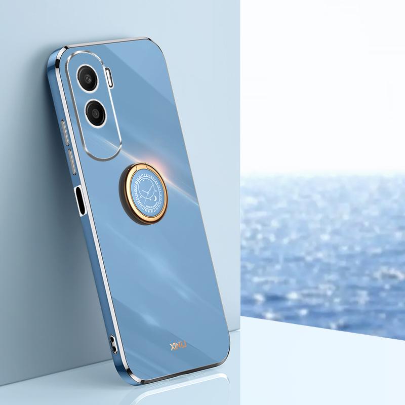 Чехол для Honor 90 Lite Чехол для телефона Honor 90 Lite Задняя крышка Honor 90 Роскошный квадратный чехол-подставка с кольцом-держателем Honor 90 Pro