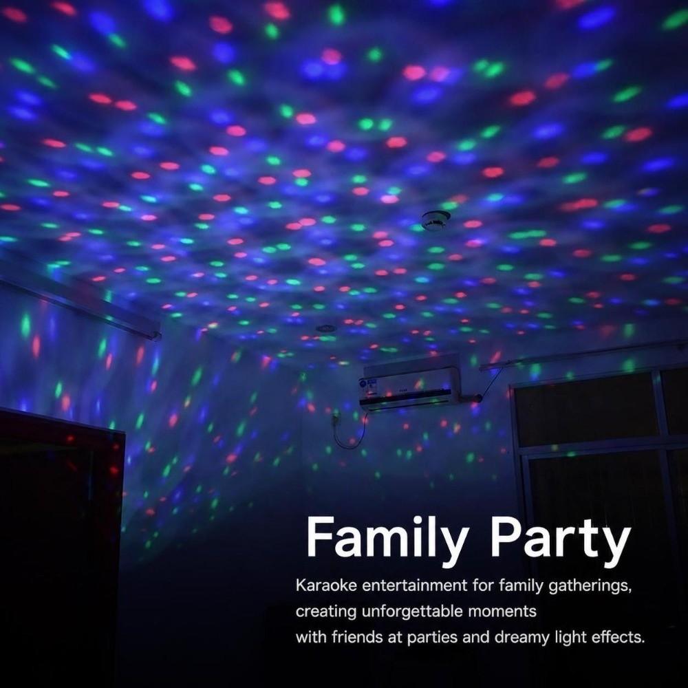 Rechargeable Car Atmosphere Lamp USB Charging RGB Led Car Interior Light Birthday Party