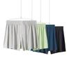 Men Panties Summer Loose Cool Boxers Soft Breathable Fabric Elastic Waistband Quick-Drying Solid