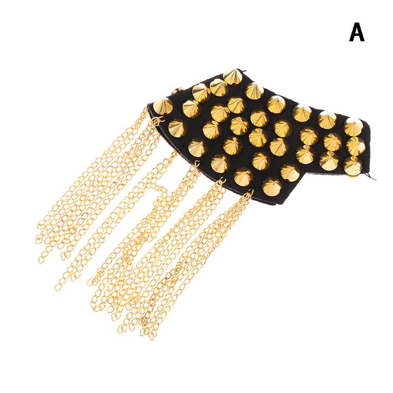 1 шт. модные погоны на плечи винтажные шипы заклепки кисточки погоны значки броши для женщин мужчин одежда аксессуары