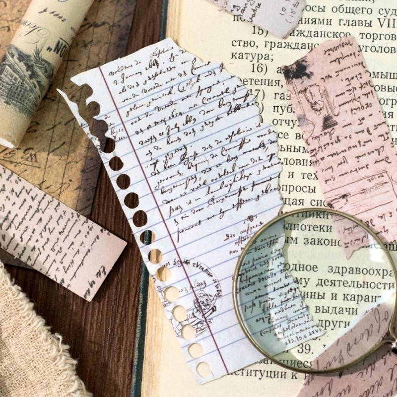 15 листов Старинная бумажная наклейка Декоративная наклейка для скрапбукинга Для блокнотов, журналов, изготовления открыток, поделок, украшений