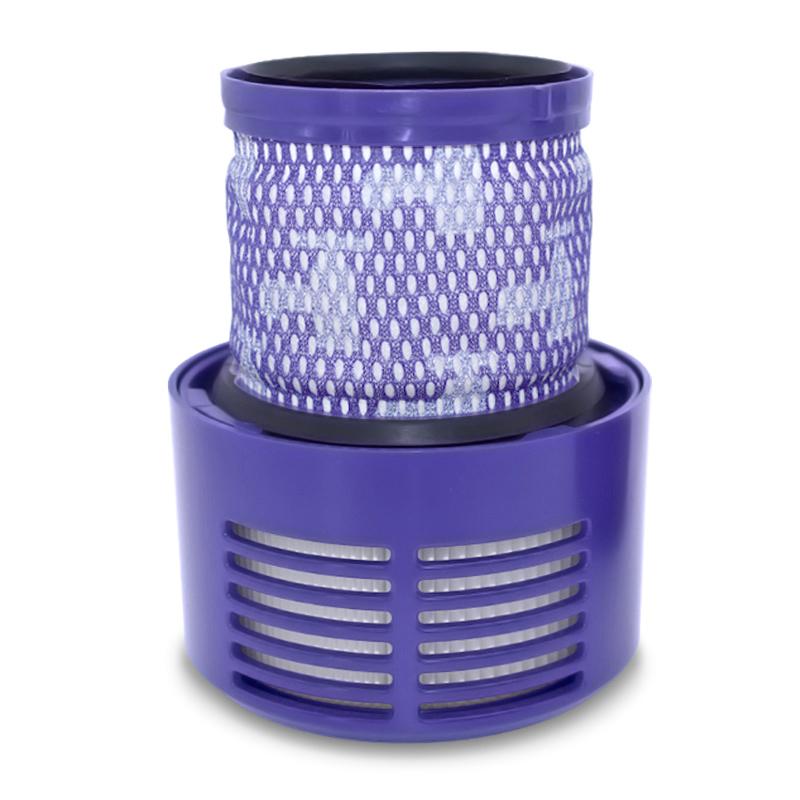3Pcs Filter for Dyson Cyclone V10 Animal/V10 Absolute/V10 Total Clean/V10 Fluffy (SV12) Vacuum Cleaner Replacement Post Filters with Brush