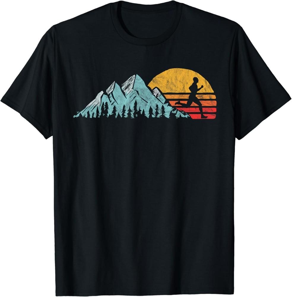 Mountain Runner - Retro Style Vintage Running Gift Unisex T-Shirt