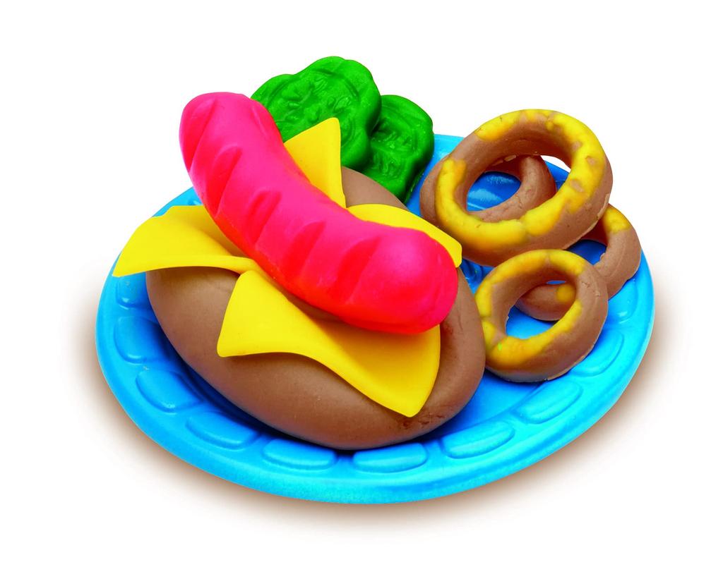 Hasbro Kitchen Series Бургер Барбекю Komuginendo B5521 Оригинальный продукт Play-Doh
