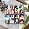 K-Kaoru H-Hana wa Rin to S-Saku Чехол для телефона Для iPhone17,16,15,14,13,12,11 Plus,Pro Max Черный Конфетный Посеребренная Крышка