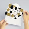 Birthday Card Folding Flat Card with Envelope Sticker 24 Set