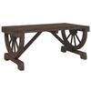 vidaXL Garten-Couchtisch 90x50x40 cm Massivholz Tanne