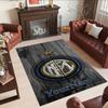 Inter Milan Customize Your Name Area Rug Design for Game Room Balcony Study room Bedrooms Anti-slip Rug Office home decor