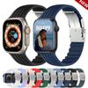 Силиконовый ремешок для Apple Watch, ремешок 44 мм, 40 мм, 45 мм, 41 мм, 49 мм, 38 мм, 42 мм, браслет для умных часов Correa iwatch series 3 6 se 7 8 ultra