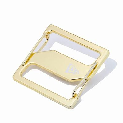 New Era БЕСПЛАТНЫЙ ЗАЖИМ ДЛЯ КЕПКИ 2 GLD 25J Зажим для кепки Золотой карабин,