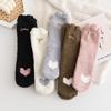 Winter Half-length Velour Mid-calf Women's Socks Coral Velour Socks Casual Colour-blocked Thickened Warm Floor Socks Adult Terry Socks