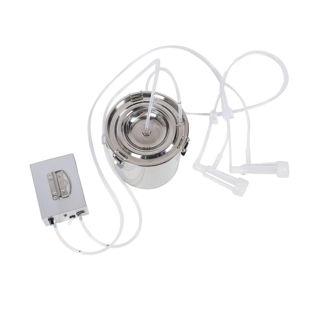 Доильный аппарат для коз 7 л портативный перезаряжаемый регулируемый всасывающий из нержавеющей стали автоматический