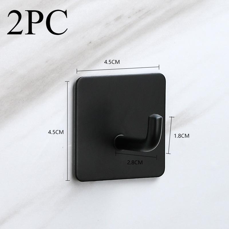 2 шт. липкие настенные крючки, крючки для халатов в ванной комнате, кухонные крючки, крючки для шляп, липкие крючки, крючки для хранения, для ключей от полотенец, вешалка для ткани, дверца