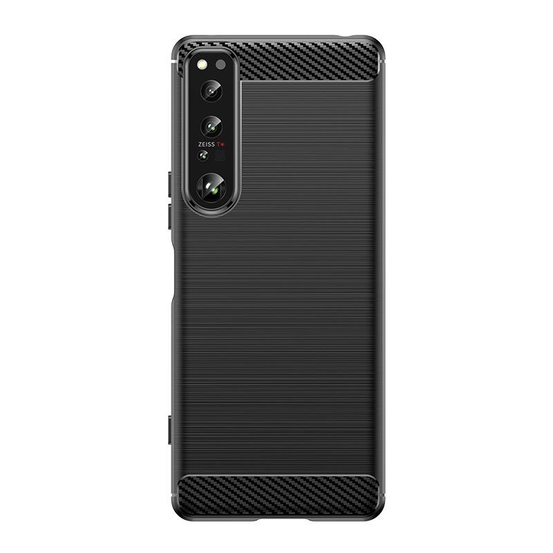 Применимо к чехлу для мобильного телефона Sony 1IV Xperia11IV защитный чехол 1 1-го поколения мягкий силикон текстура под проводку защита от падения всестороннее покрытие