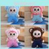 Adorable Cartoon Bear Plush Doll Keychain Soft Stuffed Toy For Cute Bag Charm