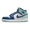 Air 1 Mid GS Blue Mint Kids Sneakers Mystic-Navy White Mint-Foam 554725-413