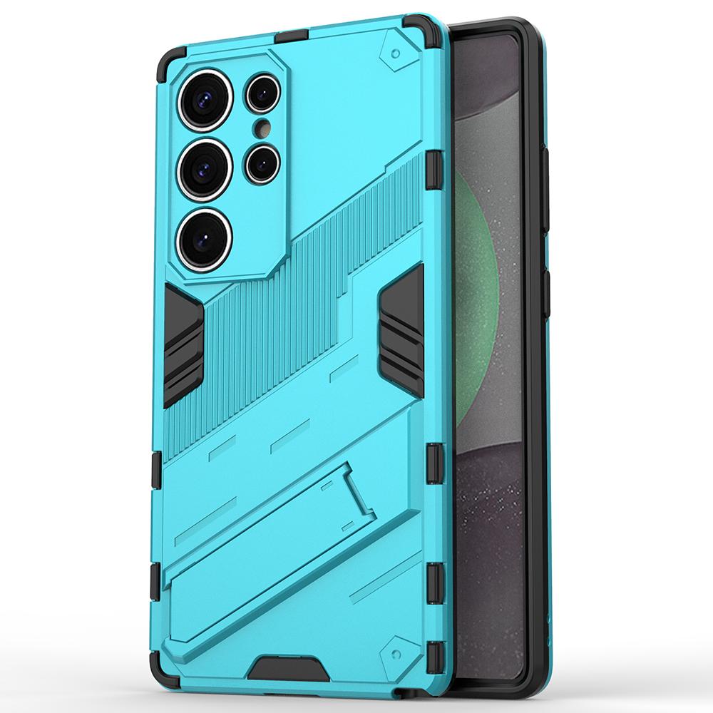 Чехол для Samsung Galaxy S25 Ultra из ПК+ТПУ, противоударный чехол для телефона с подставкой
