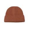 Cold Hat Men's Winter Warm Solid Color Short Melon Fur Hat Men's Dome Wool Knitted Hat Retro Beanless Winter Hat