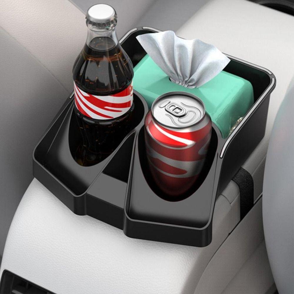 Wear-Resistant Automotive Cup Holders Plastic Car Seat Organizer Durable Double Cup Holders Paper