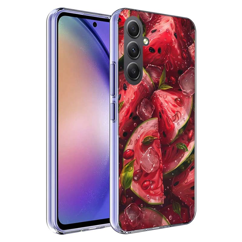 Летний фруктовый чехол для телефона с арбузом для Samsung A17 A37 A57 A07 A16 A26 A36 A56 A06 A02S A12 A22 A32 A52S A04S A14 A24 A34 A54 A0