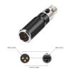 Professional 4Pin XLR to 3Pin MIni XLR Adapter for Hifi Sound Transfer in Studio Environment