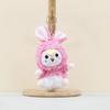 Plush Rabbit Cartoon Toys Keychain Stuffed Dolls Bag Decorations Gifts Kids