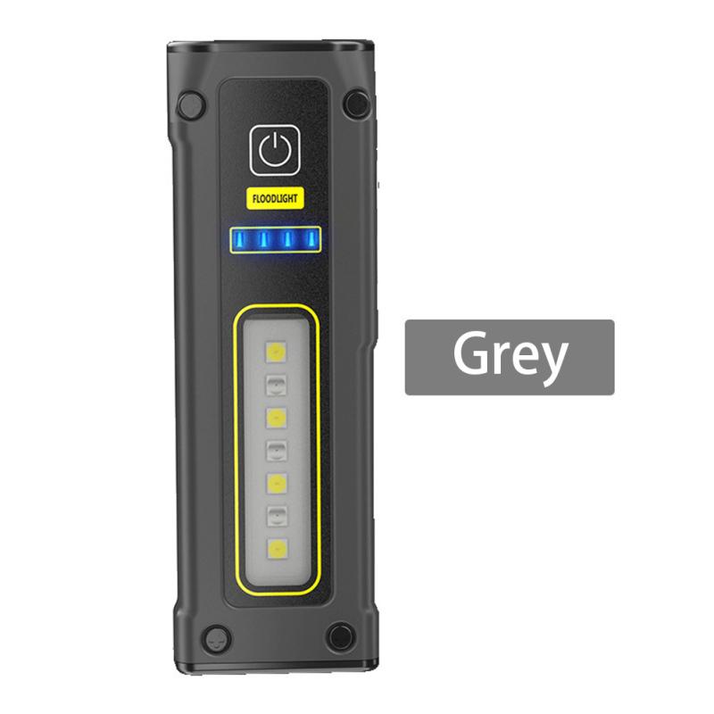 Мини-фонарик с двойным источником света Type-c, многофункциональный рабочий свет с быстрой зарядкой и магнитом