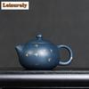210 мл Винтажный Исинский фиолетовый глиняный чайник ручной работы Сиши горшок сырой руды лазурный глиняный чайник с заварочным устройством Китайский чайный набор Цзыша чайный подарок