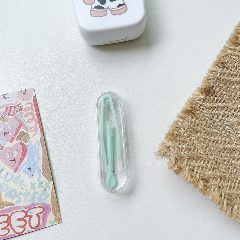 Новые многоцветные пинцеты для контактных линз и присоски для специальных зажимов, инструмент для удаления контактных линз