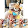 Cute And Adorable Otter Plush Keychain Charming Pull Toy For Key Accessories Gift