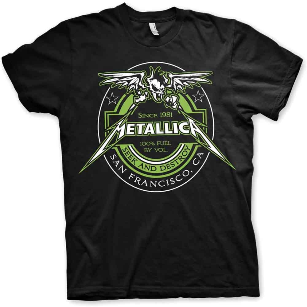 Футболка Metallica Fuel Рок-группа Новая Черная Официальная
