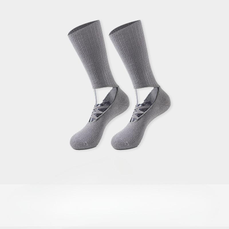 Ladies Spring and Autumn Indoor Dance Pilates Backless Yoga Non Slip Hoop Floor Socks