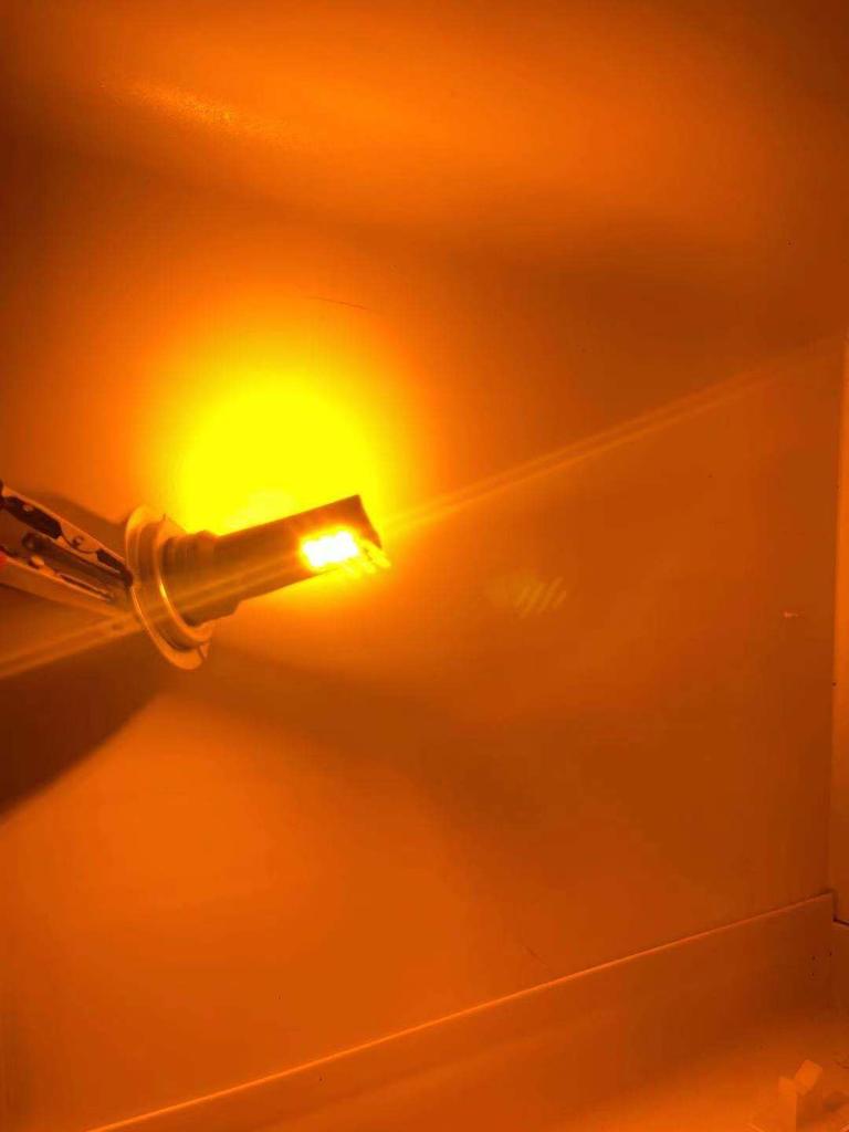 Headlight LED Car LED Car Light H3 LED Fog Lemon Yellow Yellow Green LED Fog Lamp H3 Fog Light Equipped with CSP Chip High Brightness Fan Cooling