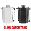 2L Aluminum Alloy Auto Accessories Car Oil Catch Tank Fuel Gas Catch Can Coolant Radiator Universal Overflow Reservoir Tank