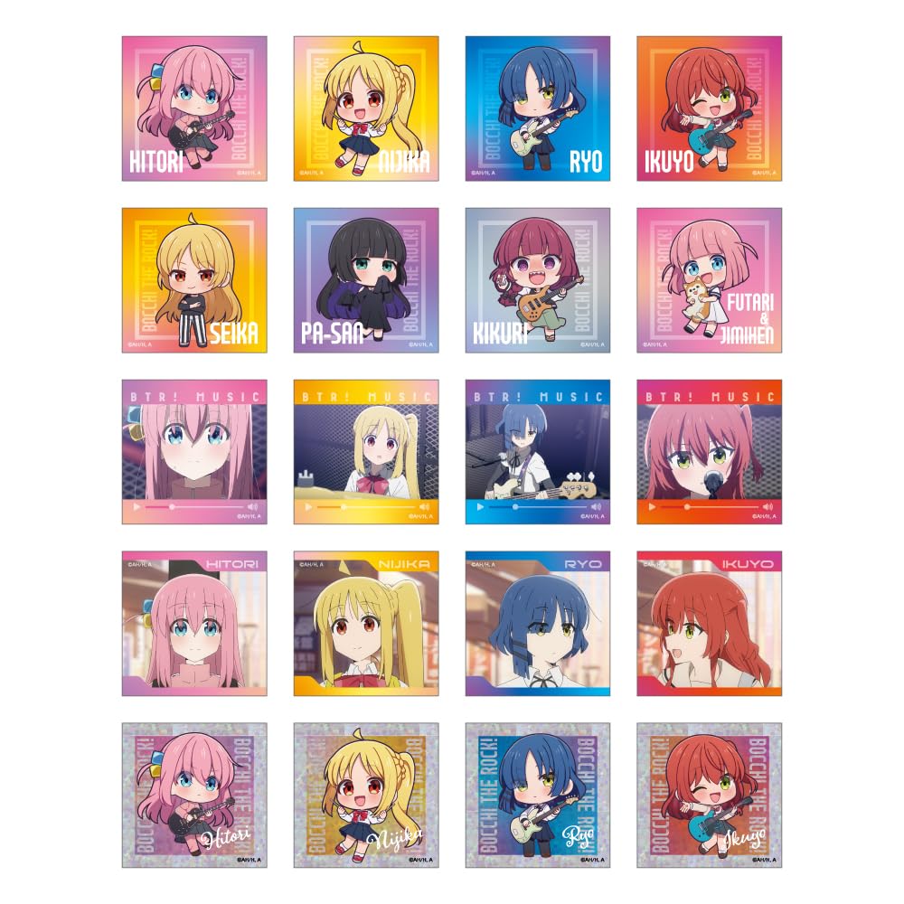 Аниме «Bocchi the Rock!»" Наклейки для обмена (коробка)