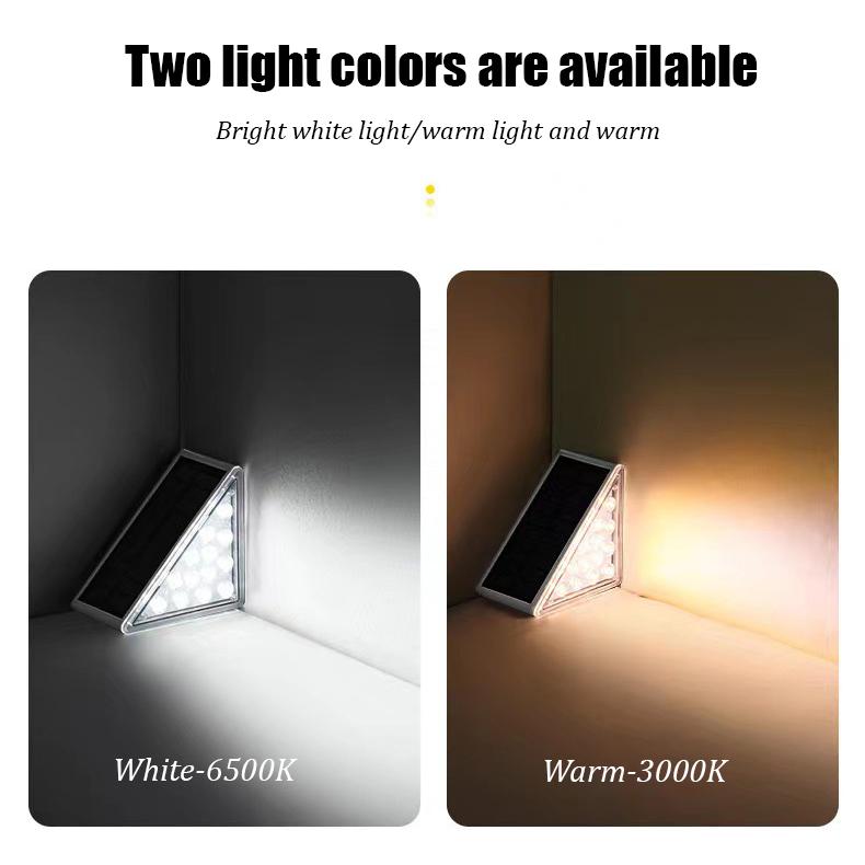 Outdoor Solar Step Light Patio Lighting Garden Arrangement Balcony Fence Railing Decorative Light Stair Tread Light